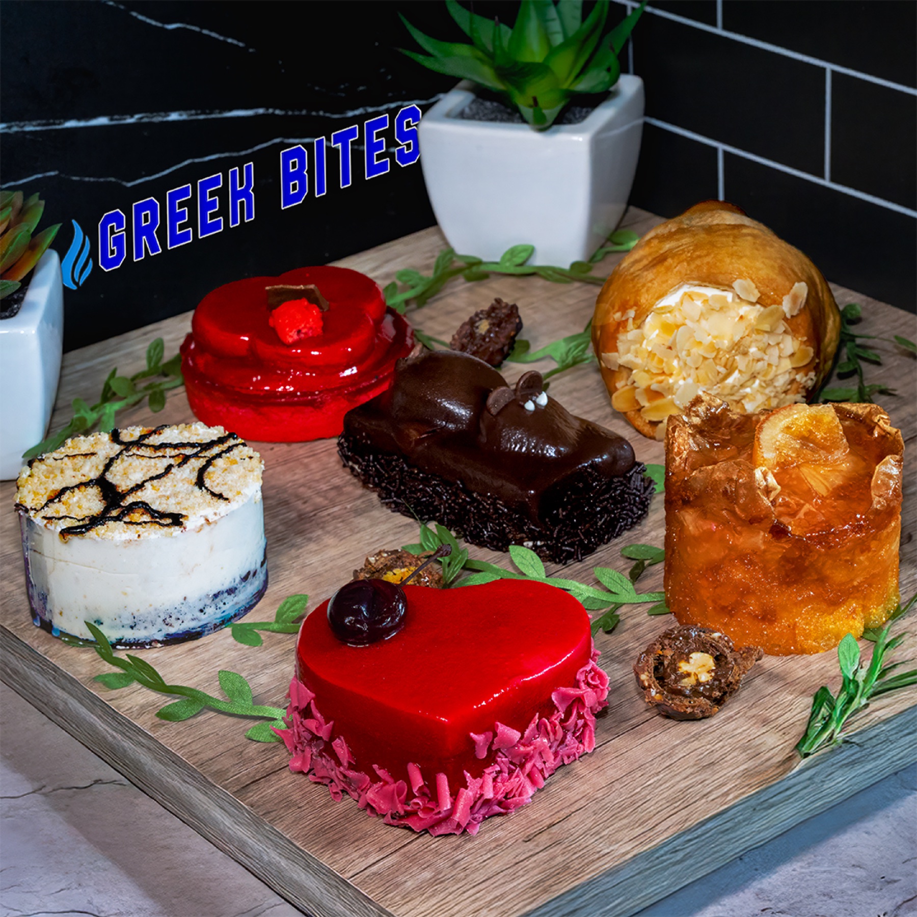 Greek Bites sweet treats social media asset